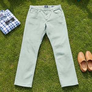 34 Heritage Charisma Comfort Rise Classic Straight Leg Pants Green Mens 35x29